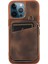 Apple iPhone12 Pro Max Imum Cep Telefon Kılıfı Strap Pu Deri+Tpu Kickstand Cover-Brown (Yurt Dışından) 5