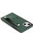 Apple iPhone14 Plus Için Vaka Şok Geçirmez Pu Deri Kaplamalı Tpu Strap Kickstand Koruyucu Arka Kapak Yeşili (Yurt Dışından) 4