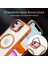 Apple iPhone11 Manyetik Telefon Kılıfı Kamera Kickstand Clear Cover-Orange Için Ysm (Yurt Dışından) 3