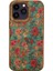 Apple iPhone13 Pro Deri Kaplamalı Tpu+Pc Kılıfı Elektrapan Telefon Geri Kapak Blue Için Çiçek Desen Serisi (Yurt Dışından) 1