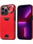 Apple iPhone13 Pro Case Pu Pu Tpu Kart Yuvası Kickstand-Red ile Çizgiye Döküm Anti Telefon Kapağı (Yurt Dışından) 1