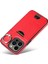 Apple iPhone13 Pro Case Pu Pu Tpu Kart Yuvası Kickstand-Red ile Çizgiye Döküm Anti Telefon Kapağı (Yurt Dışından) 3