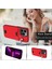 Apple iPhone13 Pro Case Pu Pu Tpu Kart Yuvası Kickstand-Red ile Çizgiye Döküm Anti Telefon Kapağı (Yurt Dışından) 4