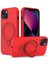 Apple iPhone14 Plus Kickstand Case Pc+Silikon Telefon Kapağı Magsafe-Red ile Uyumlu (Yurt Dışından) 1