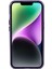 Apple iPhone14 Case 3D Rhombus Grid Elektraplama Şok Geçirmez Telefon Koruyucu-Mor (Yurt Dışından) 2