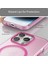Magsafe Mat Terregent Mat Geri Kapak Pembe ile Uyumlu Apple iPhone14 Pro Max Için Manyetik Kasa (Yurt Dışından) 5