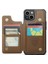 Apple iPhone14 Plus Case Rfıd Engelleme Pu+Tpu Cep Telefonu Kapak-Kahverengi (Yurt Dışından) 2