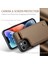 Apple iPhone14 Plus Case Rfıd Engelleme Pu+Tpu Cep Telefonu Kapak-Kahverengi (Yurt Dışından) 5