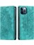 Apple iPhone12 Pro Max Case Pu Pu Dergi Manyetik Baskalı Stand Telefon Kapağı Yeşil (Yurt Dışından) 1
