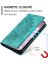 Apple iPhone12 Pro Max Case Pu Pu Dergi Manyetik Baskalı Stand Telefon Kapağı Yeşil (Yurt Dışından) 4