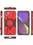 Apple iPhone14 Pc+Tpu Telefon Kasası Yüzüğü Kickstand Koruyucu Kapak-Kırmızı (Yurt Dışından) 5