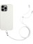 Apple iPhone11 Pro Case Wheat Straw+Tpu Manyetik Telefon Kapağı Ayarlanabilir Kayış-Beyaz (Yurt Dışından) 1
