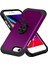 Apple iPhone7/8/ Kickstand Pc+Tpu Telefon Koruyucu Case-Dark Mor ile Arka Kapak Için (Yurt Dışından) 3