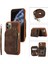 Apple iPhone11 Pro Cep Telefonu Kılıfı Damla Kanıtı Pu Deri+Tpu Kickstand Cover-Brown (Yurt Dışından) 1