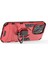 Apple iPhone15 Pro-Drop Cover Için Tpu+Pc Telefon Kılıfı ile Ring Tutucu Kickstand-Red (Yurt Dışından) 4