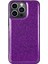 Apple iPhone13 Pro Case Glitter Pu Derisi Kaplamalı Pc+Tpu Damla Geçirmez Telefon Kapak-Mor (Yurt Dışından) 4
