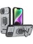 Apple iPhone14 Plus Içincep Telefonu Kabuğu Pc+Tpu Telefon Kasası Slayt Lens Koruması Kickstand Geri Kapak-Grey (Yurt Dışından) 1