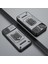 Apple iPhone14 Plus Içincep Telefonu Kabuğu Pc+Tpu Telefon Kasası Slayt Lens Koruması Kickstand Geri Kapak-Grey (Yurt Dışından) 2