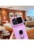 Apple iPhone12 Pro Max Için 6.7 Inç Kart Sahibi Pc+Tpu Kılıf Ring Long Strap-Purple ile Telefon Kapağı (Yurt Dışından) 4
