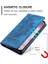 Apple iPhone12 Pro Max Case Pu Pu Deri Manyetik Baskalı Stand Telefon Kapak Mavisi (Yurt Dışından) 4