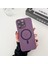 Apple iPhone14 Pro Max Magnetic Case Için Rmd Serisi Mat Slim Telefon Kapağı Lens Koruyucu-Şeffaf Mor ile (Yurt Dışından) 1