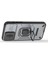 Apple iPhone14 Pro Pc+Tpu Telefon Kasası Slayt Lens Koruması Kickstoste Sack Cover-Grey Için (Yurt Dışından) 3