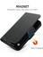 Apple iPhone 12 Pro 6.1 Inç/12 6.1 Inç Kasa Için Magsafe Litchi Doku Deri Telefon Kabuğu Black ile Uyumlu (Yurt Dışından) 4
