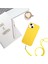 Apple iPhone 13 6.1 Inç Kasa Biyolojik Olarak Parçalanabilir Buğday Saman+Tpu Thu Telefon Kapağı Landard-Sarı (Yurt Dışından) 5