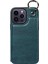 Apple iPhone 14 Pro 14 Pro Vasal Damalı Pu Deri+Tpu Telefon Kapağı Kickstand Shell-Blue Green (Yurt Dışından) 3
