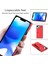 Apple iPhone 14 Plus Için Vaka Şok Geçirmez Pu Deri Kaplamalı Tpu Kayış Kickstand Koruyucu Arka Kapak Kırmızısı (Yurt Dışından) 5