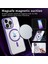 Magsafe-Grey ile Uyumlu Apple iPhone 13 Pro Pc+Tpu Şeffaf Kılıf Için Manyetik Telefon Kapağı (Yurt Dışından) 3