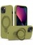 Apple iPhone 14 Plus Kickstand Case Pc+Silikon Telefon Kapağı Magsafe-Green ile Uyumlu (Yurt Dışından) 1