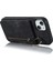 Pu+Tpu Apple iPhone 13 Mini Yüzük Kickstand Rfıd Engelleme Cep Telefonu Kılıfı Black (Yurt Dışından) 2