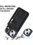 Pu+Tpu Apple iPhone 13 Mini Yüzük Kickstand Rfıd Engelleme Cep Telefonu Kılıfı Black (Yurt Dışından) 5