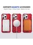 Apple iPhone 12 Pro Max Için 6.7 Inç Kasa Manyetik Anti-Düşme Tpu+Pc Kickstand Koruyucu Arka Kabuk Kırmızısı (Yurt Dışından) 3