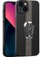 Apple iPhone 13 Mini Case Sıvı Pu Deri+Tpu+Akrilik Anti-Drop Telefon Kapak Black (Yurt Dışından) 1