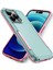 Apple iPhone 15 Pro Pc+Tpu Şok Geçirmez Telefon Kasası Anti-Drop Geri Koruyucu Kapak-Pembe+Yeşil (Yurt Dışından) 1