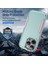 Apple iPhone 15 Pro Pc+Tpu Şok Geçirmez Telefon Kasası Anti-Drop Geri Koruyucu Kapak-Pembe+Yeşil (Yurt Dışından) 3