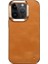 Apple iPhone 13 Pro Electroleating Geri Kapak Orijinal Inek Deri Kaplamalı Pc Koruyucu Telefon Kılıfı-Khaki (Yurt Dışından) 1