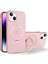 Tpu+Pc Şok Geçirmez Kapak Apple iPhone 14 Plus Için Kılıf Magsafe Yumuşak Kickstand Telefon Vaka-Pembe ile Uyumlu (Yurt Dışından) 1