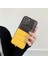 Apple iPhone 14 Pro Max Telefon Kılıfı Pu Deri Kaplamalı Tpu Ekleme Renk Küfür Ceket Kabuk-Sarı (Yurt Dışından) 1