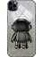 Apple iPhone 12 Pro Max Telefon Kılıfı Anti-Cratch Pc+Tpu Telefon Kapağı Astronot Kickstand-Black (Yurt Dışından) 1