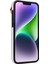 Apple iPhone 13 Çizik Geçirmez Cep Telefonu Kasası Pileli Bileklik Pu Deri+Tpu Kapak-Beyaz (Yurt Dışından) 2