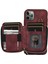 Apple iPhone 11 Pro Max Cep Telefon Kılıfı Pu Deri+Tpu Kickstand Cover-Wine Red (Yurt Dışından) 2