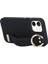 Apple iPhone 12 Mini Case Wave Desen Pu+Tpu Kickstand Telefon Kapağı Black Için (Yurt Dışından) 2