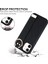 Apple iPhone 12 Mini Case Wave Desen Pu+Tpu Kickstand Telefon Kapağı Black Için (Yurt Dışından) 5