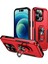 Apple iPhone 15 Pro Bırak-Kötü Arka Kapak Pc+Tpu Telefon Kılıfı ile Ring Kickstand-Red+Siyah (Yurt Dışından) 1