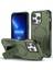 Apple iPhone 13 Pro 6.1 Inç Kasa Kickstand Tpu+Pc Telefon Kapağı Magsafe-Army Green ile Uyumlu (Yurt Dışından) 1