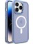 Apple iPhone 15 Pro Max Telefon Kılıfı Için Cilt Touch Tpu+Pc Kapağı Magsafe-Mavi ile Uyumlu (Yurt Dışından) 1