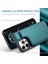 Apple iPhone 12 Pro Max Için 6,7 Inç Telefon Kasası Deri+Tpu Kart Tutucu Kapak Yeşili (Yurt Dışından) 5